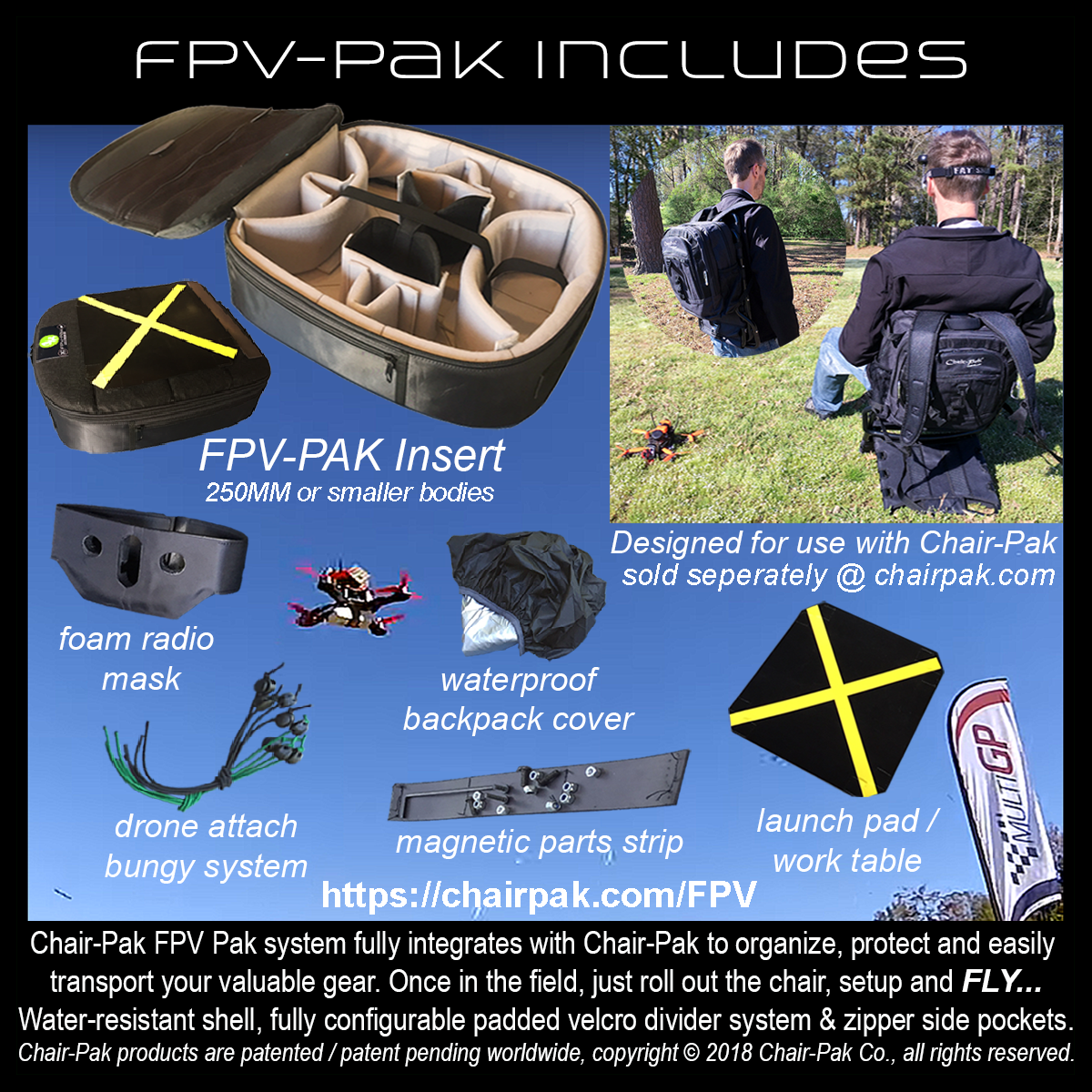 Chair-Pak FPV Pak