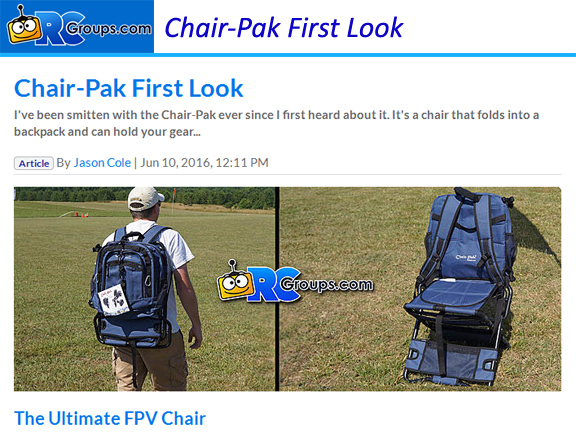 Chair-Pak First Look by RCGroups.com